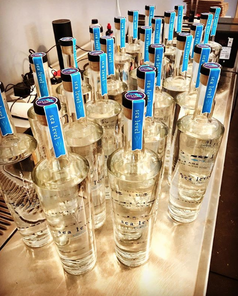 Sea Level bottles after bottling