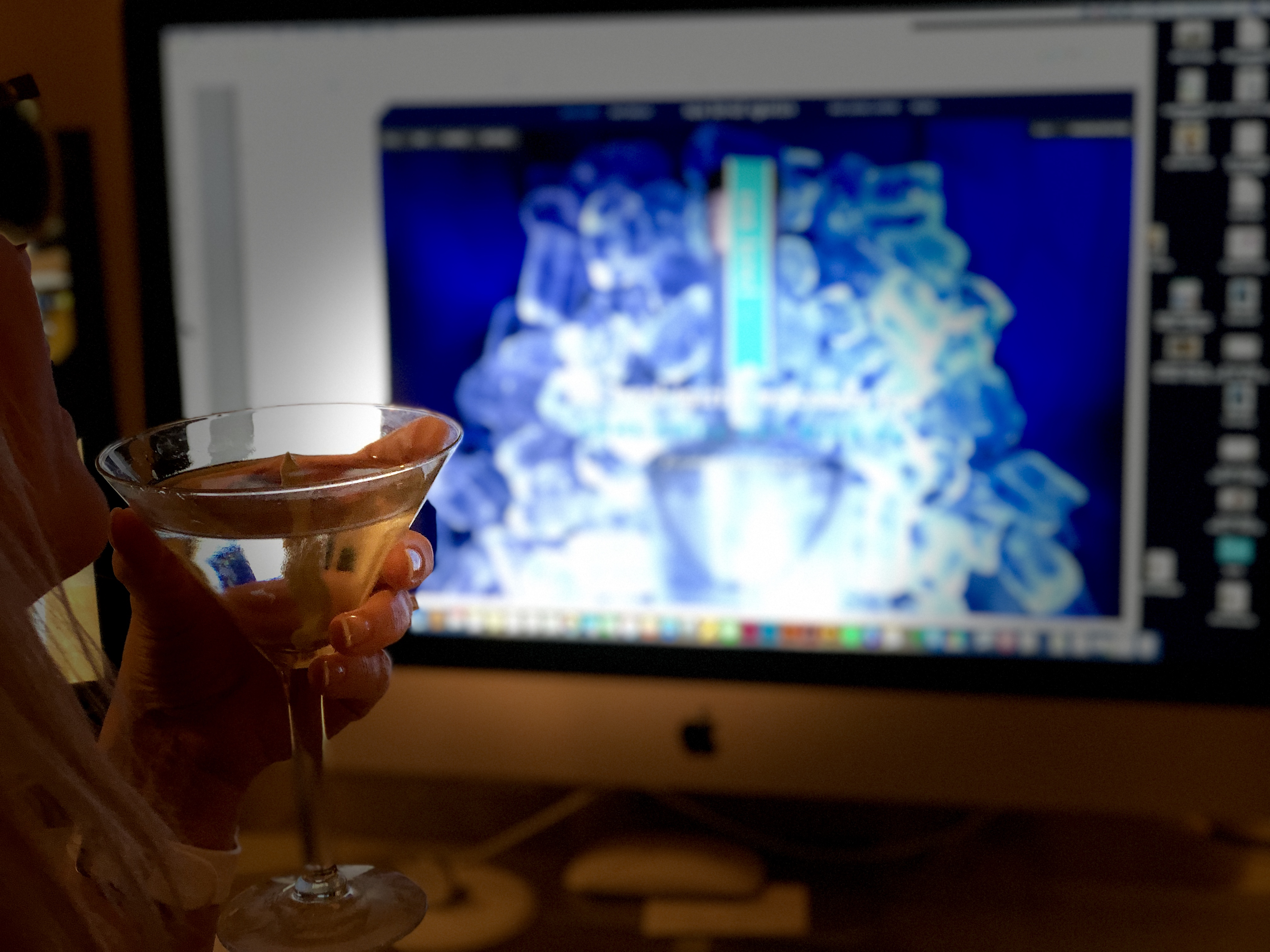 Sea Level campaign design in progress on screen